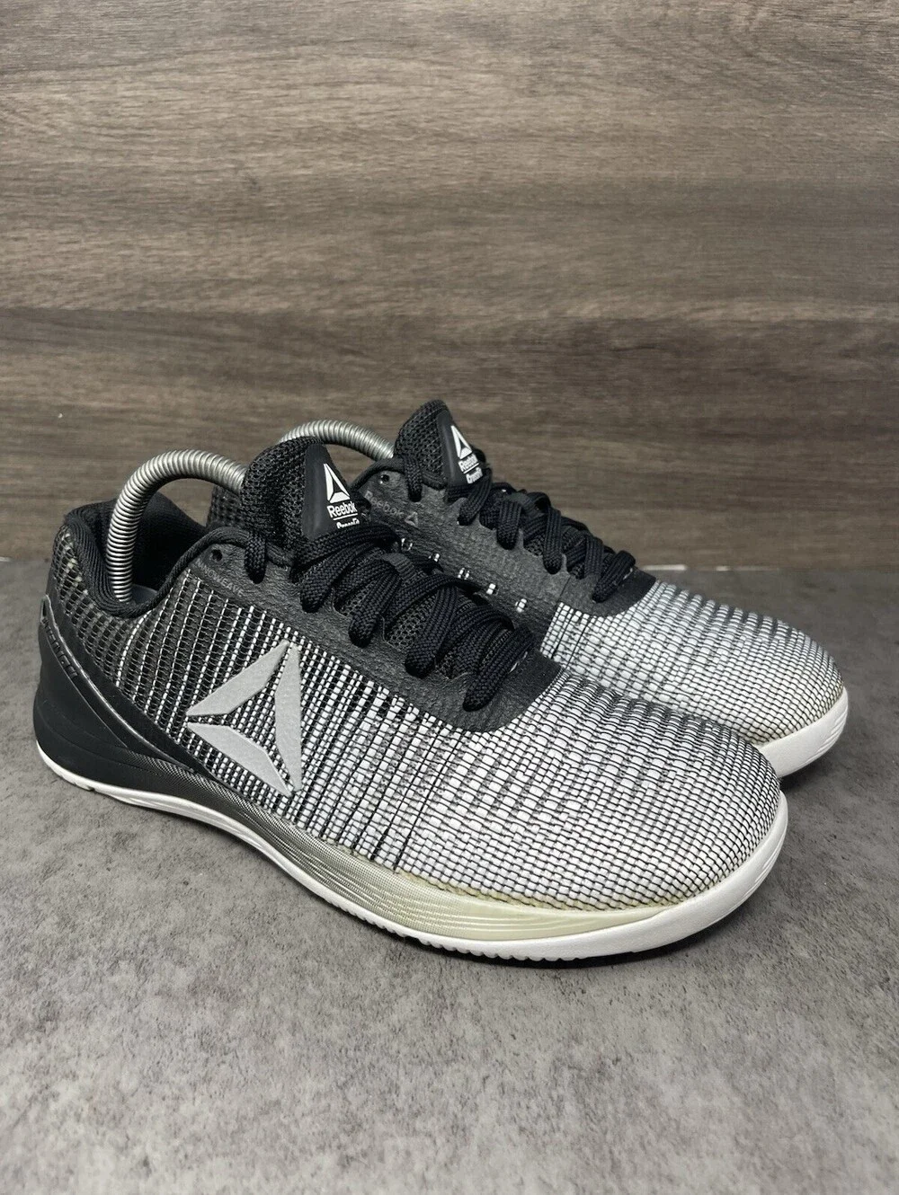 Reebok CrossFit Nano 7.0 Size 9 Womens Black White Cross Training BS8352